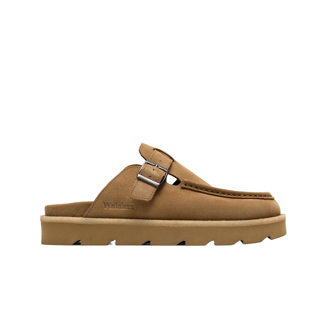 261-85713 Clarks Meare Mocc Dark Sand Suede