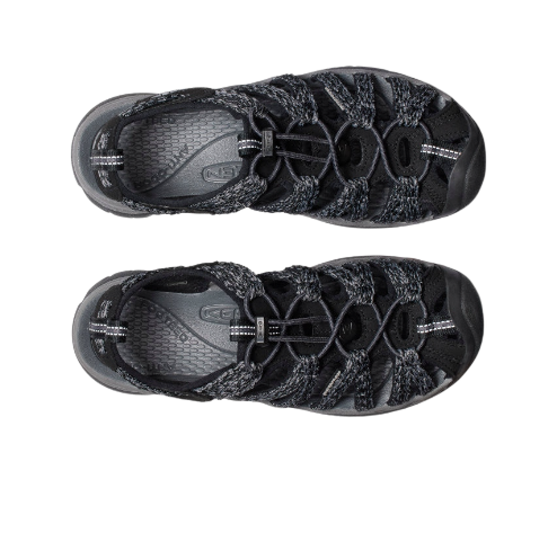 (W) 킨 위스퍼 샌들 블랙 스틸 그레이((W) Keen Whisper Sandal Black Steel Grey) - 2