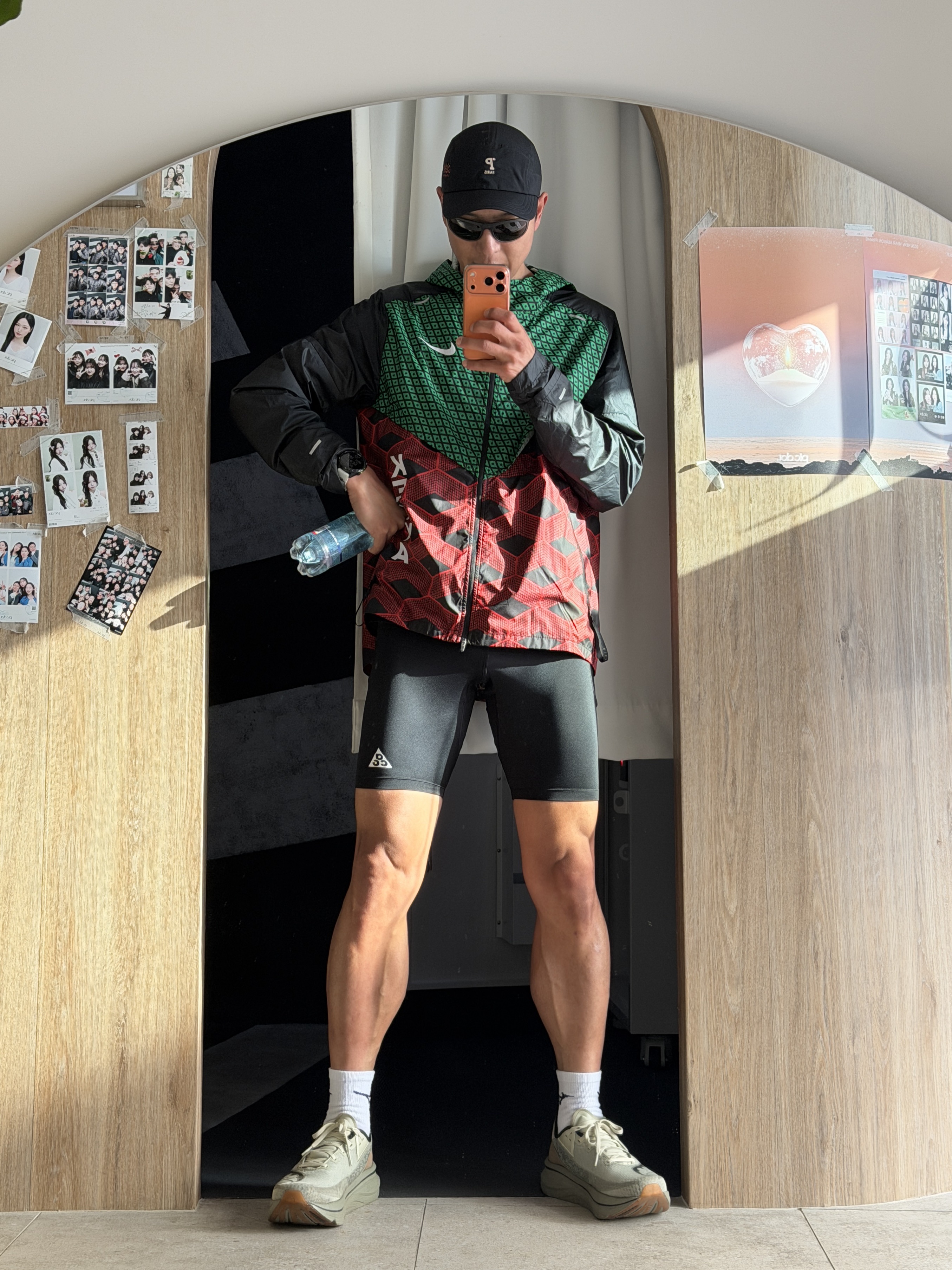 Nike ACG Lava Loops Dri-Fit ADV Half Trail Running Tights Black Summit White - Asia, Saucony Endorphin Azura Sage Laurel 착용 스타일
