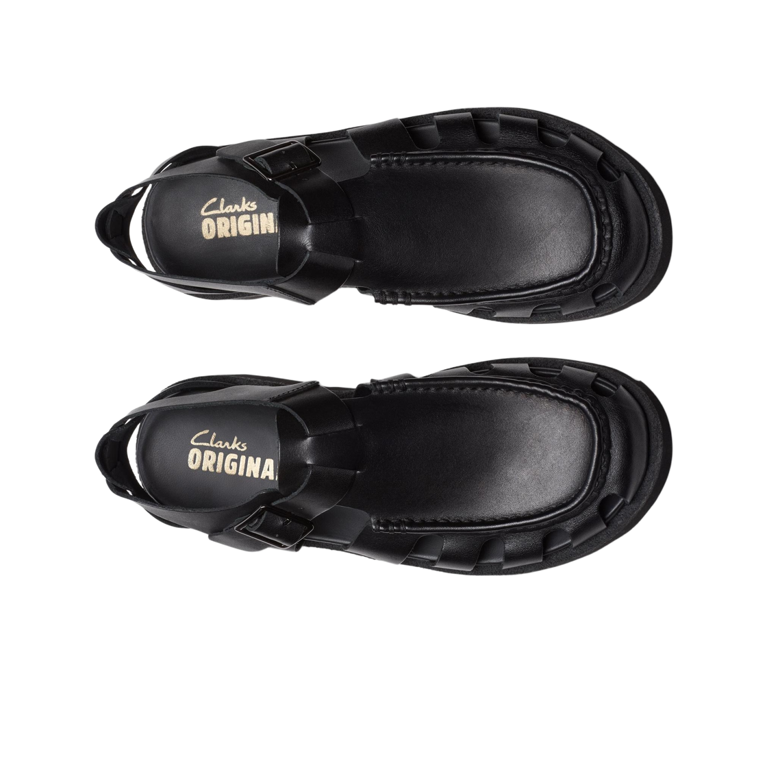 클락스 메어 버클 블랙 레더(Clarks Meare Buckle Black Leather) - 2