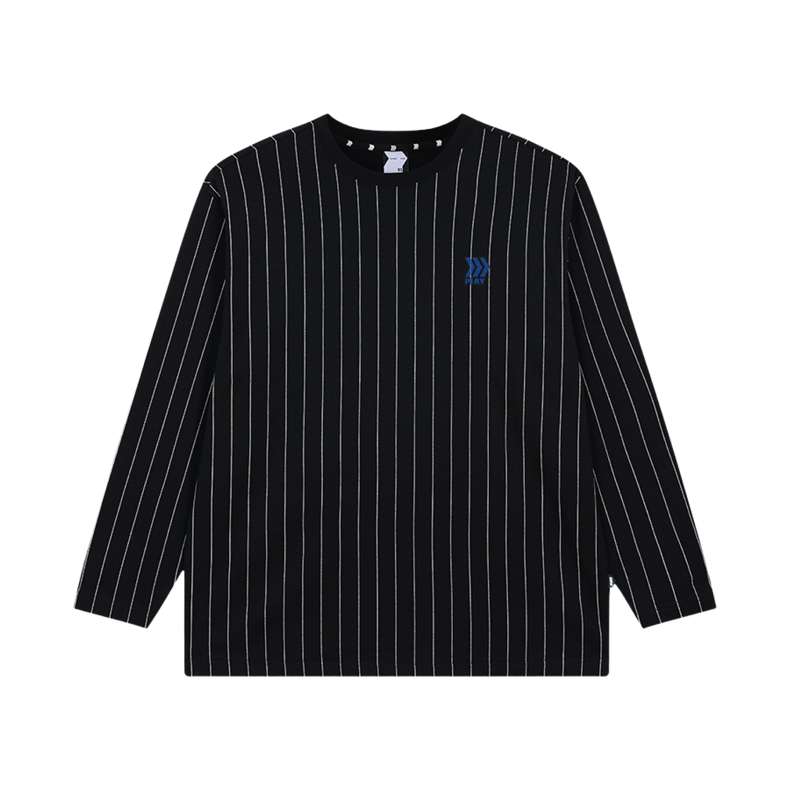 GWBFLS04 WILLBE PLAY Stripe Long Sleeve Black