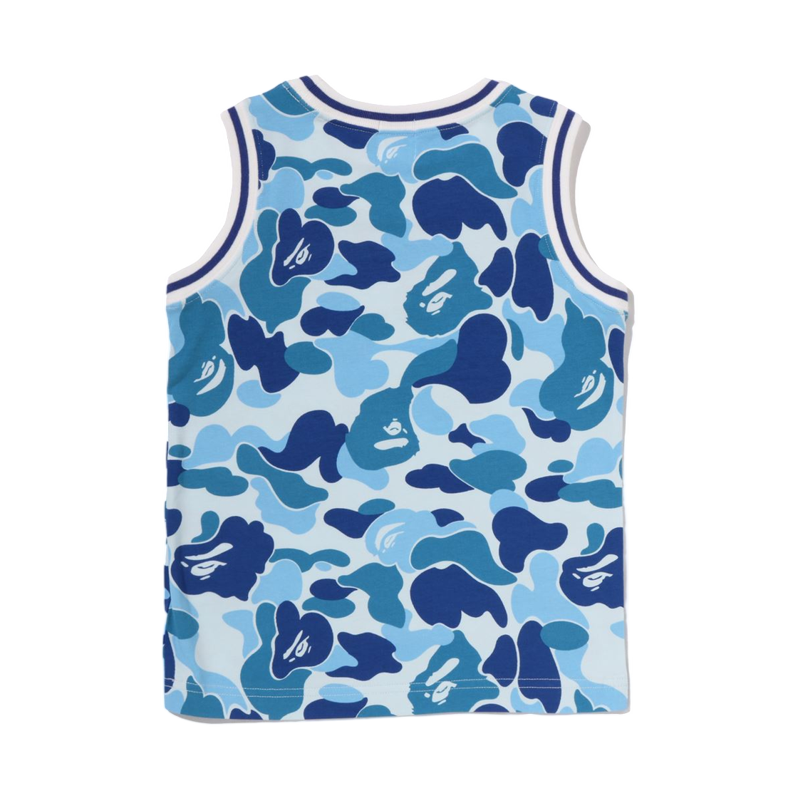 (키즈) 베이프 ABC 카모 컬리지 탱크탑 블루((Kids) BAPE ABC Camo College Tank Top Blue) - 2
