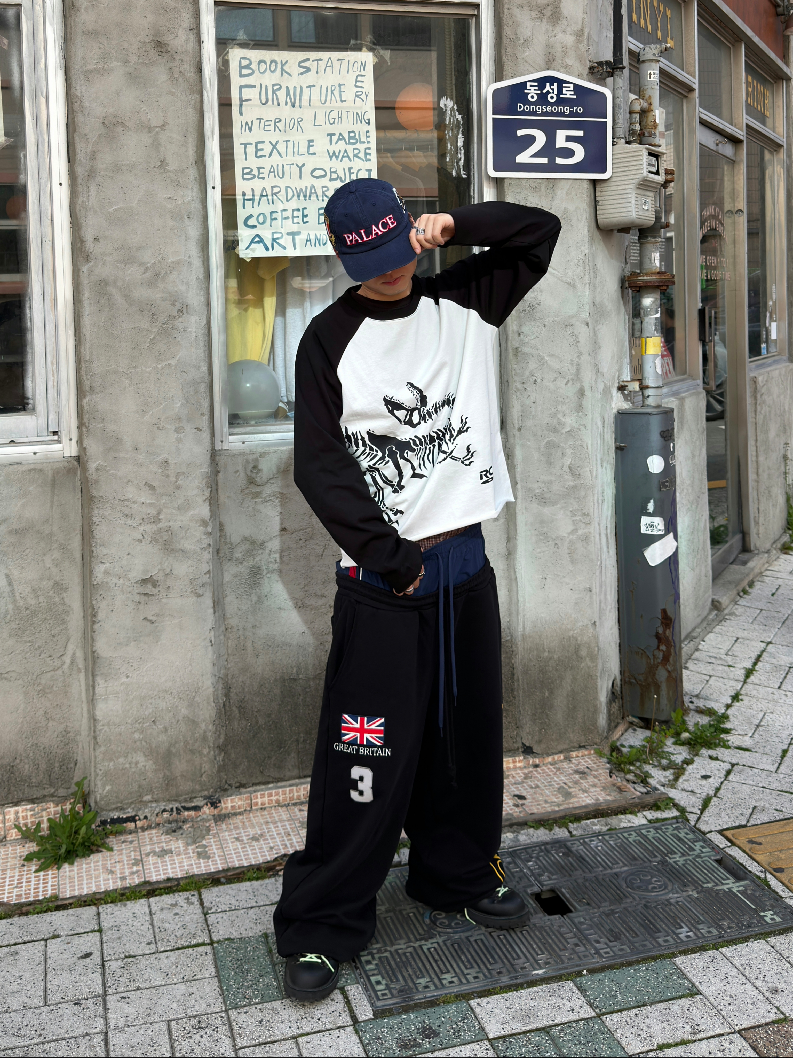 Protocol Index 3 Layered Sweatpants Black, Palace Rugby 6-Panel Navy - 25SS ์ฐฉ์ฉ ์คํ์ผ - 1