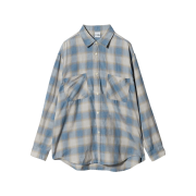 [KREAM 단독] California General Store Ombre Check 2 Pocket Shirt Cobalt - 26FW