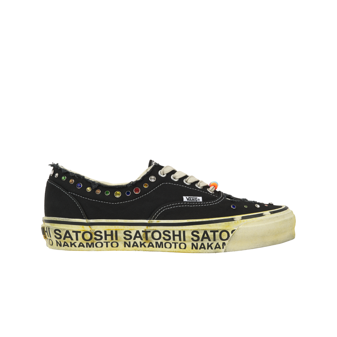 반스 x 사토시 나카모토 OTW 에라 95 젬스 블랙(Vans x Satoshi Nakamoto OTW Era 95 Gems Black)