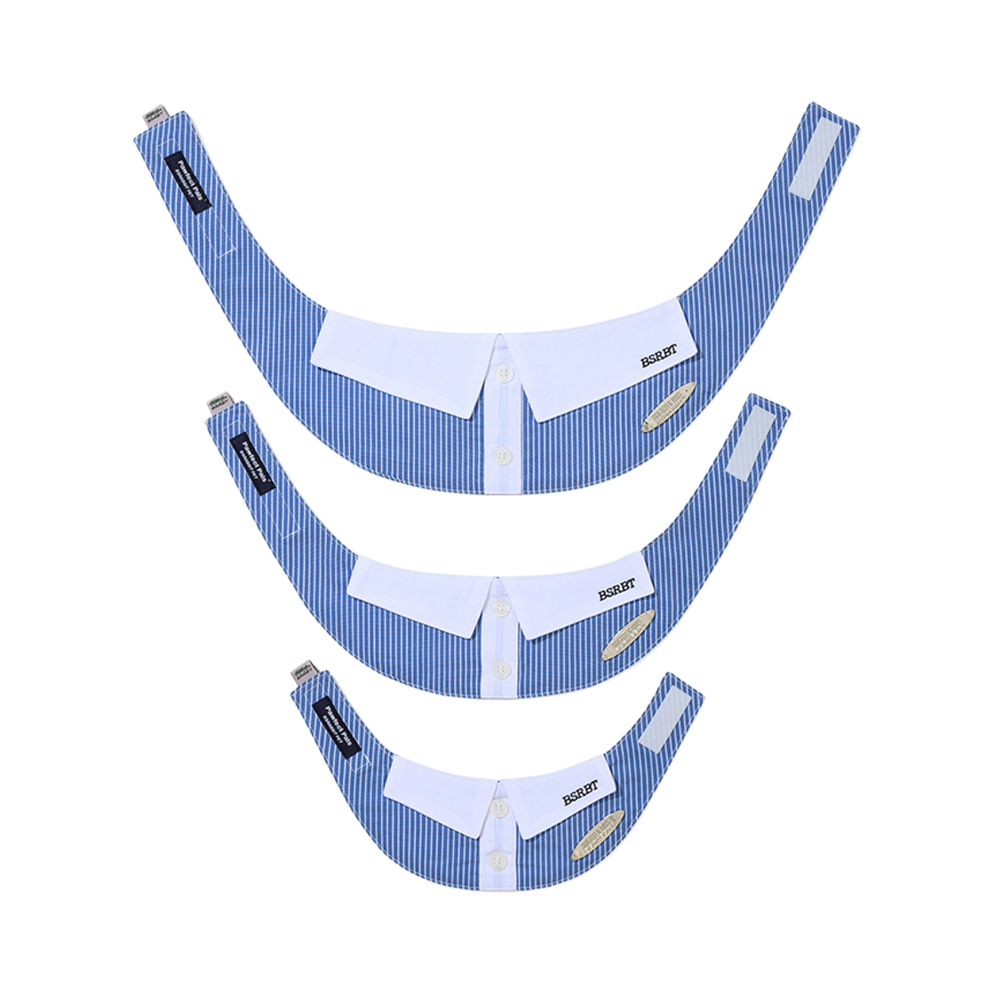 비에스래빗 펫 넥 카라 스트라이프 블루(Bsrabbit Pet Neck Collar Stripe Blue) - 4