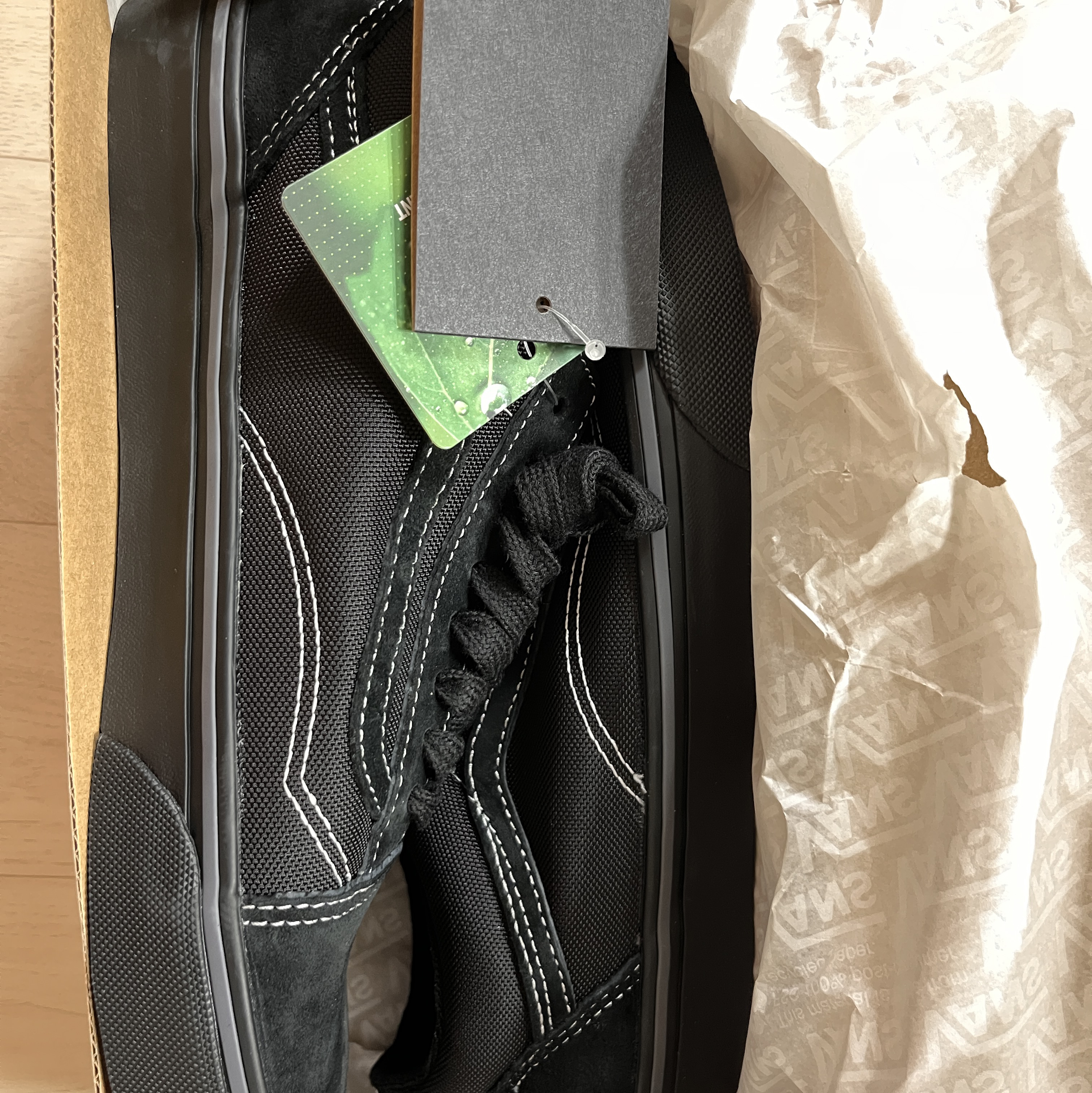 Vans Old Skool Cordura Mix Black 착용 스타일