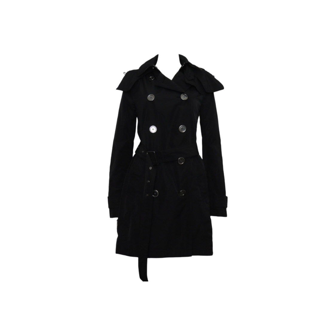 버버리 3824736 블랙 브릿라인 벨트 여성 트렌치코트 자켓aa62126(Burberry Black Britline Belted Women Trench Coat)