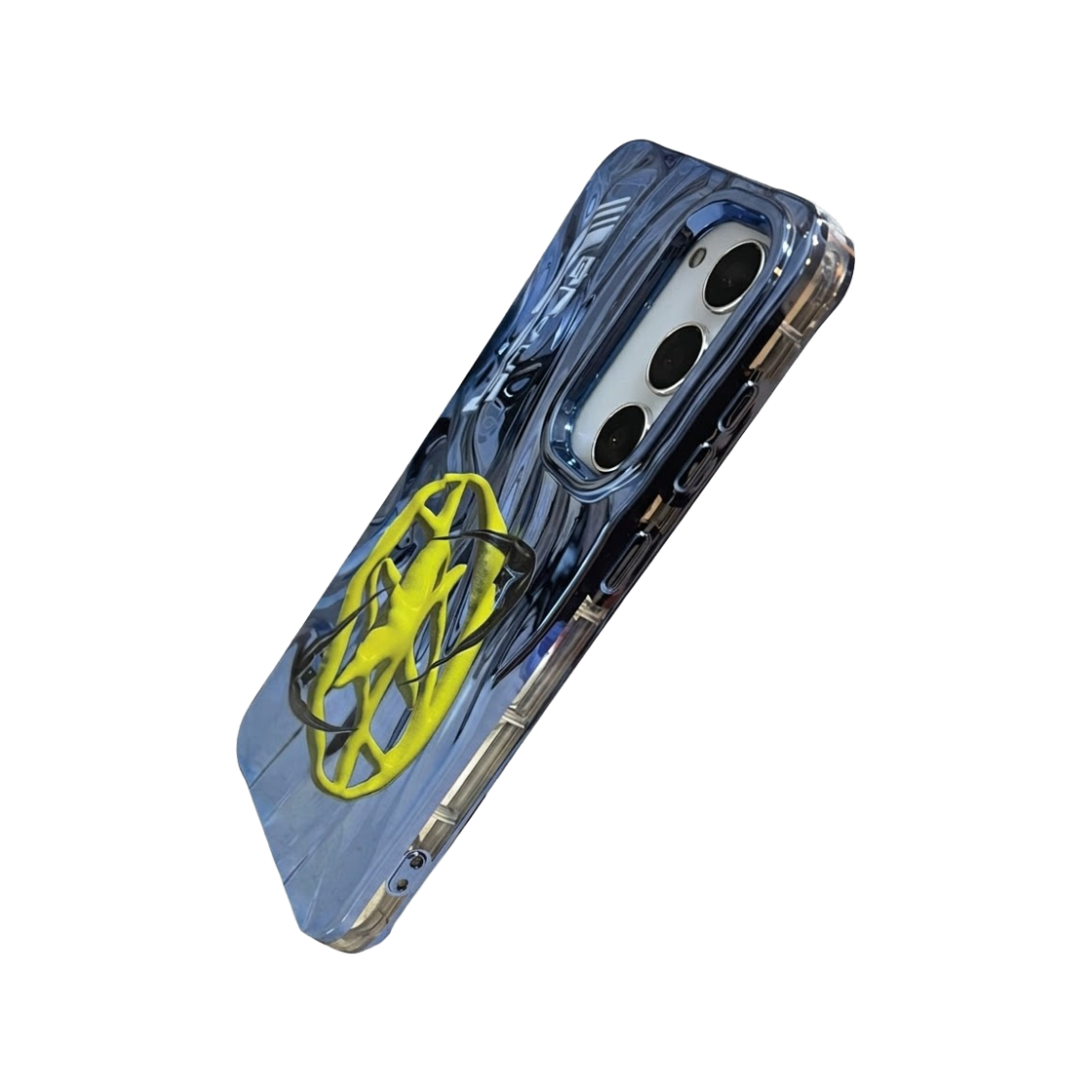 블레임스튜디오 메탈릭 네이비 로고(BLAMESTUDIO Galaxy Metallic navy 3D Logo Case) - 4