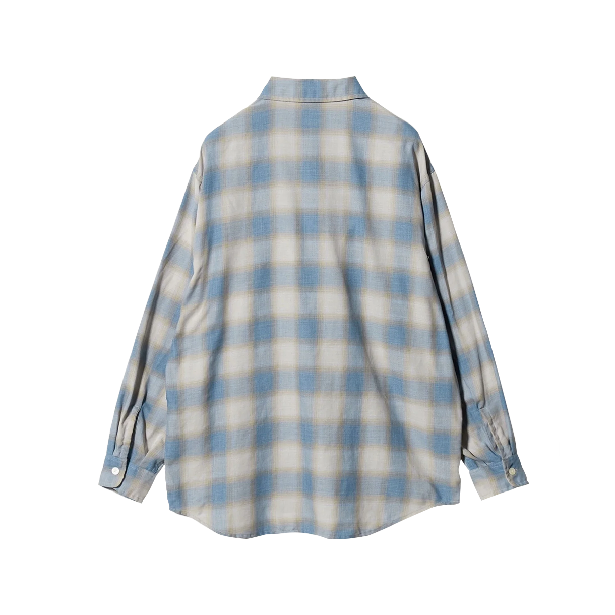 캘리포니아 제너럴 스토어 옴브레 체크 2 포켓 셔츠 코발트 - 26FW(California General Store Ombre Check 2 Pocket Shirt Cobalt - 26FW) - 2