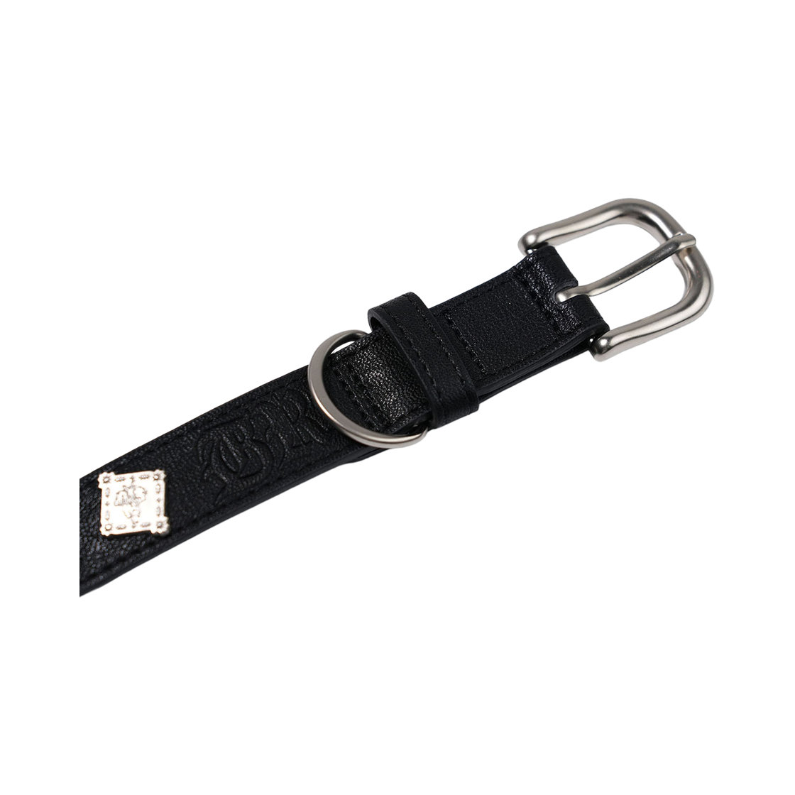 비에스래빗 시그너쳐 리벳 비건 레더 독 카라 블랙(Bsrabbit Signature Rivet Vegan Leather Dog Collar Black) - 4