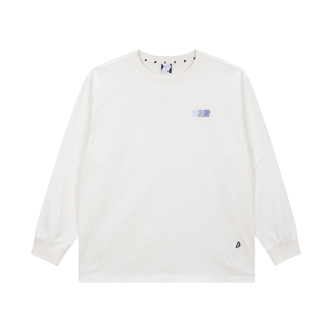 GWBFLS01 WILLBE PLAY Double Line Long Sleeve White