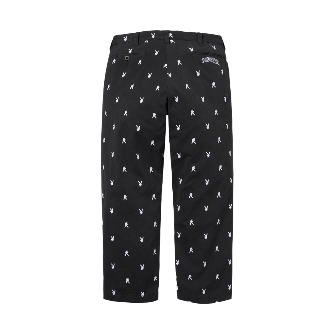 슈프림 치노 팬츠 블랙 플레이보이 - 26SS(Supreme Chino Pant Black Playboy - 26SS) - 2