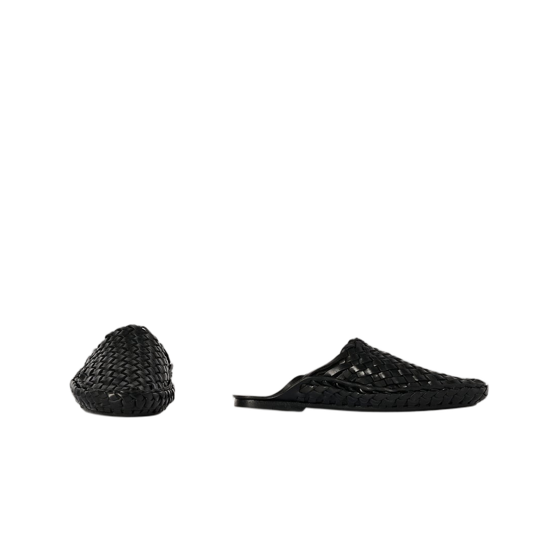 더 로우 우븐 슬립 온 슈 블랙(The Row Woven Slip On Shoe Black) - 2