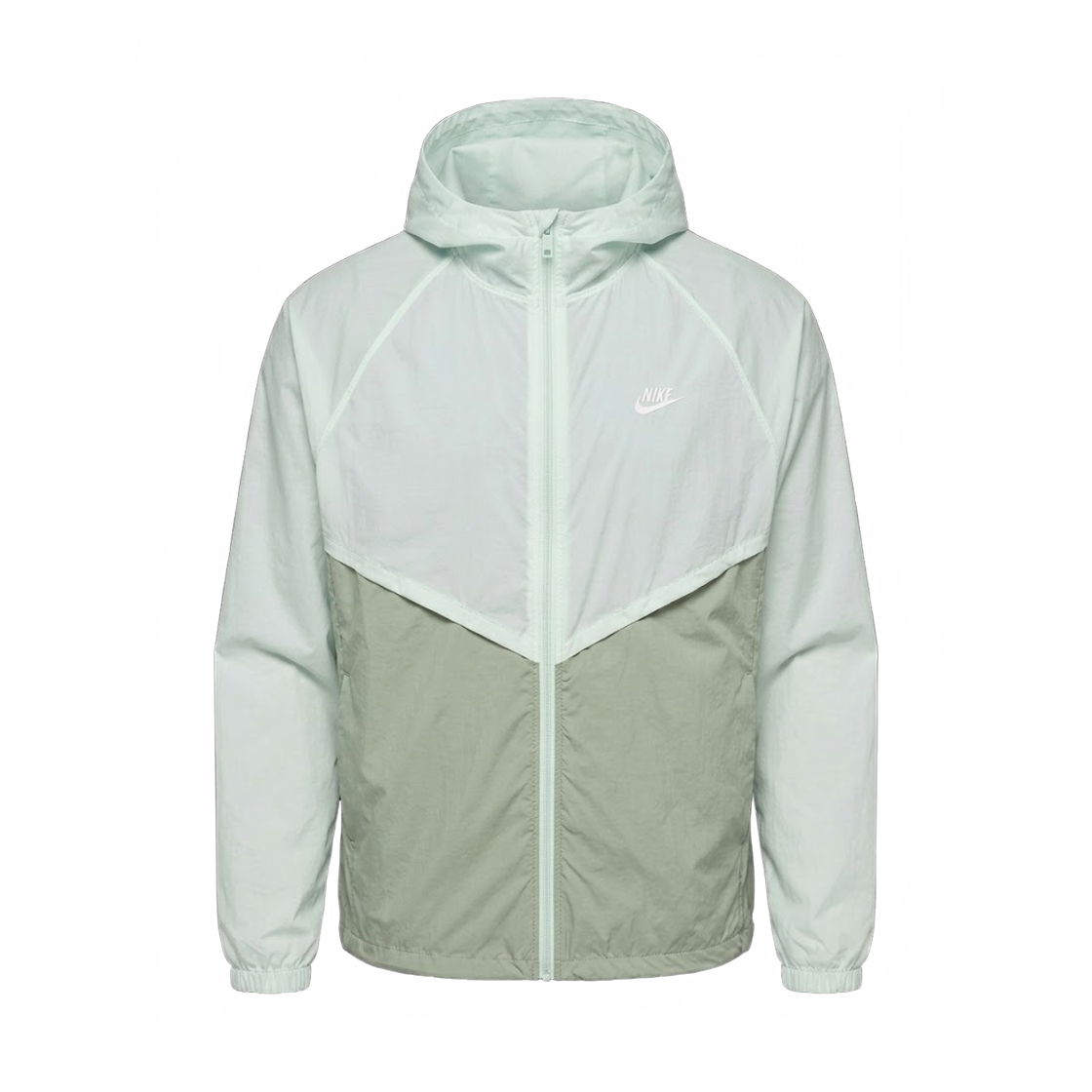 IO9628-394 Nike Windrunner Unlined Full-Zip UV Jacket Barely Green Jade Horizon - Asia