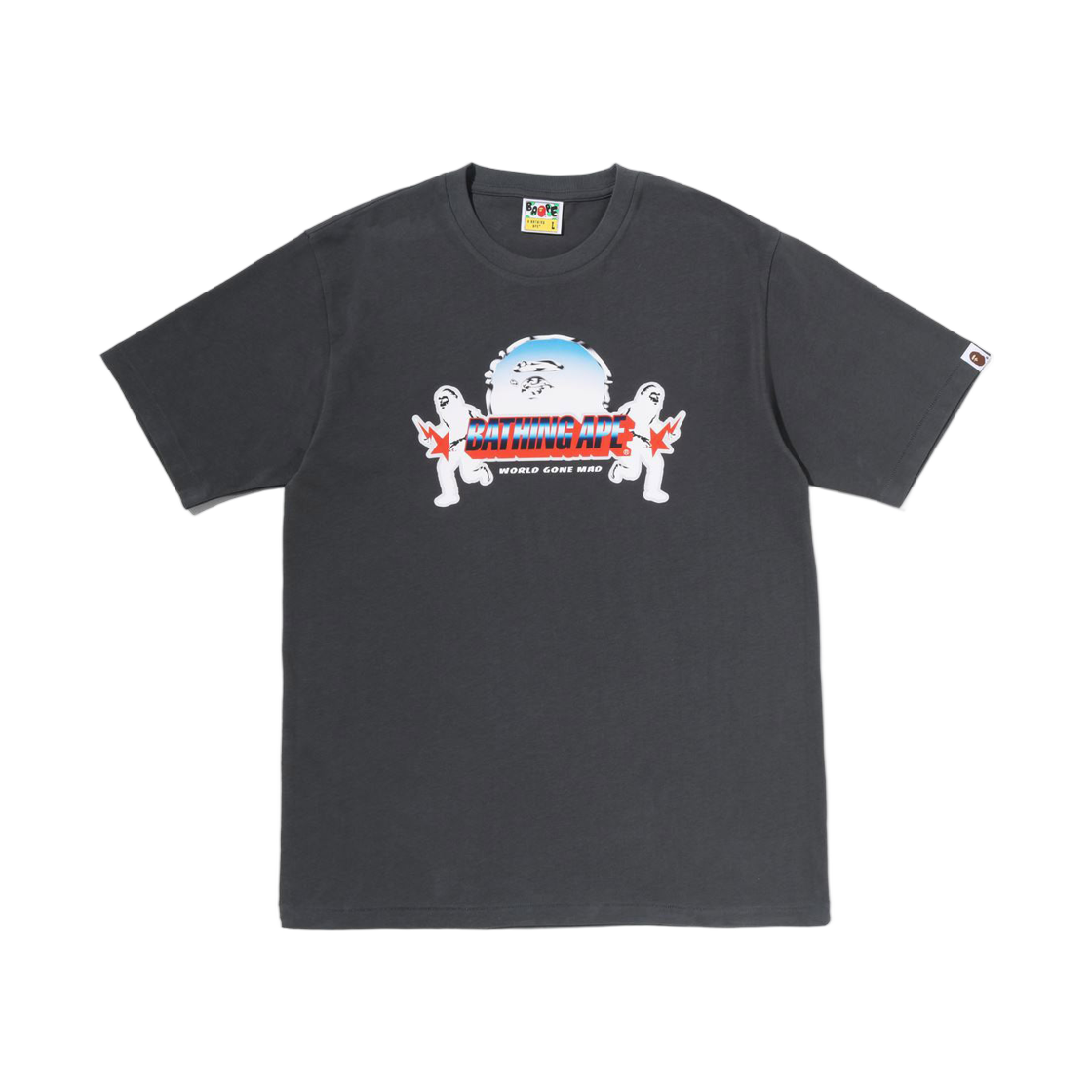 - BAPE Metal Ape Head T-Shirt Charcoal