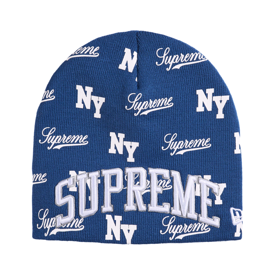 - Supreme New Era Monogram Beanie Royal - 26SS