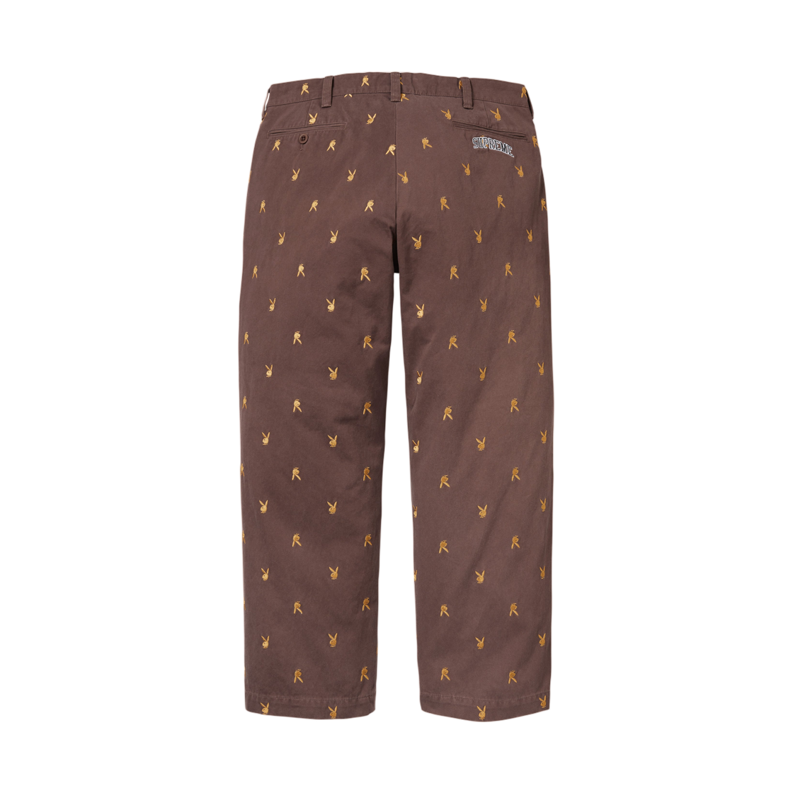 슈프림 치노 팬츠 브라운 플레이보이 - 26SS(Supreme Chino Pant Brown Playboy - 26SS) - 2