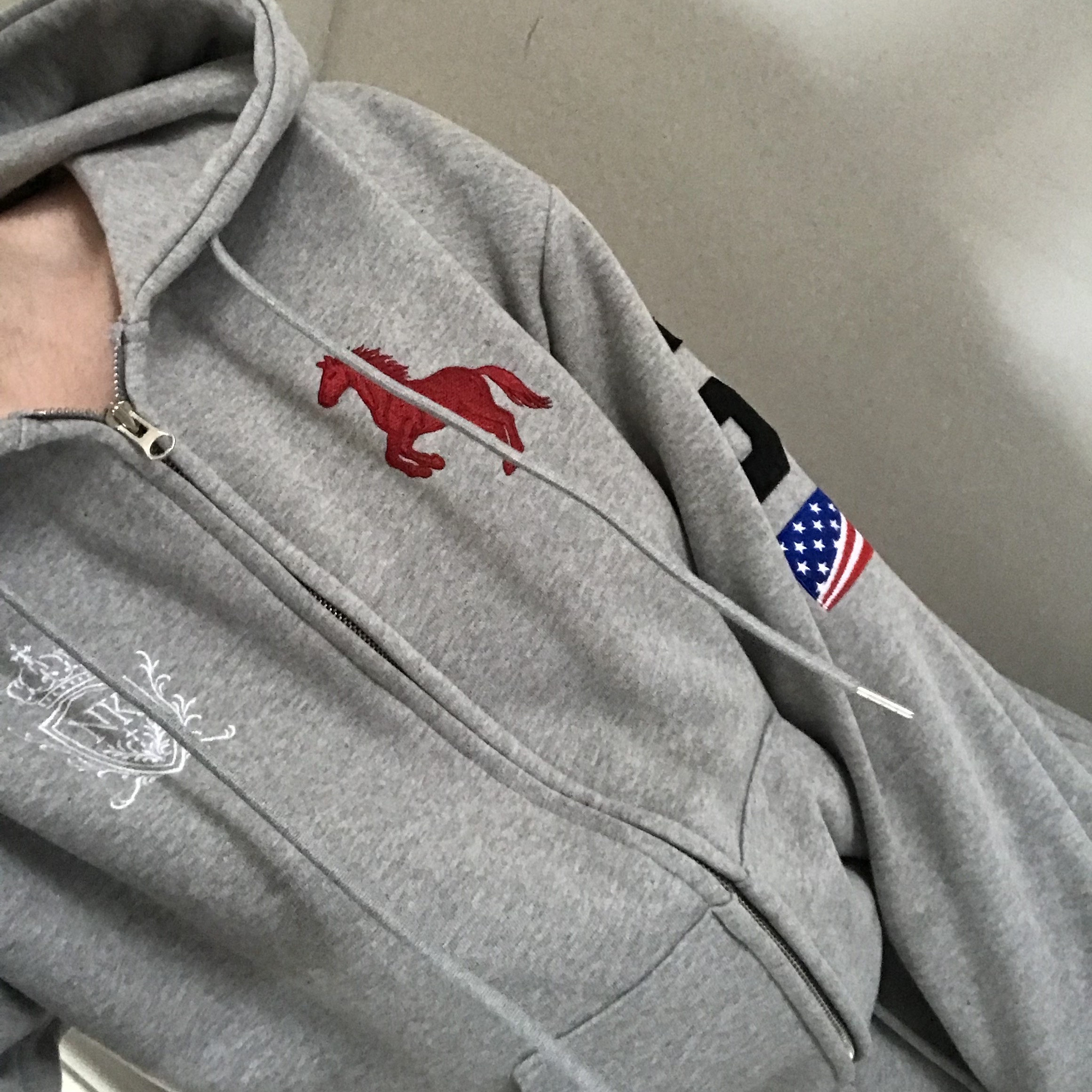 NICKELHOUSE 26 DONKEY ZIP-UP Navy, NICKELHOUSE 26 DONKEY ZIP-UP Gray 착용 스타일 - 3