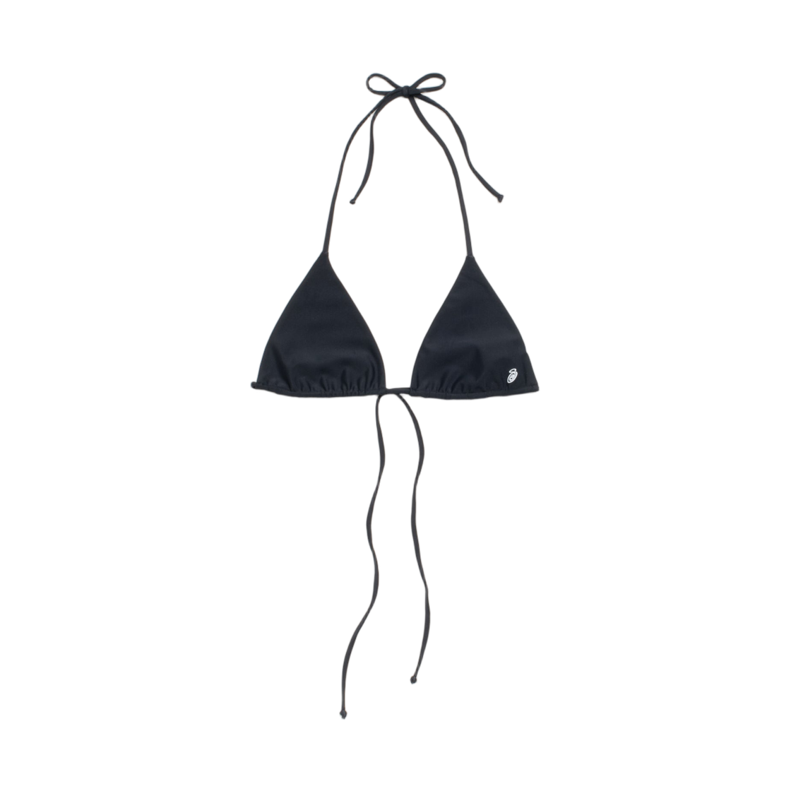 113174 Stussy Triangle Bikini Top Black