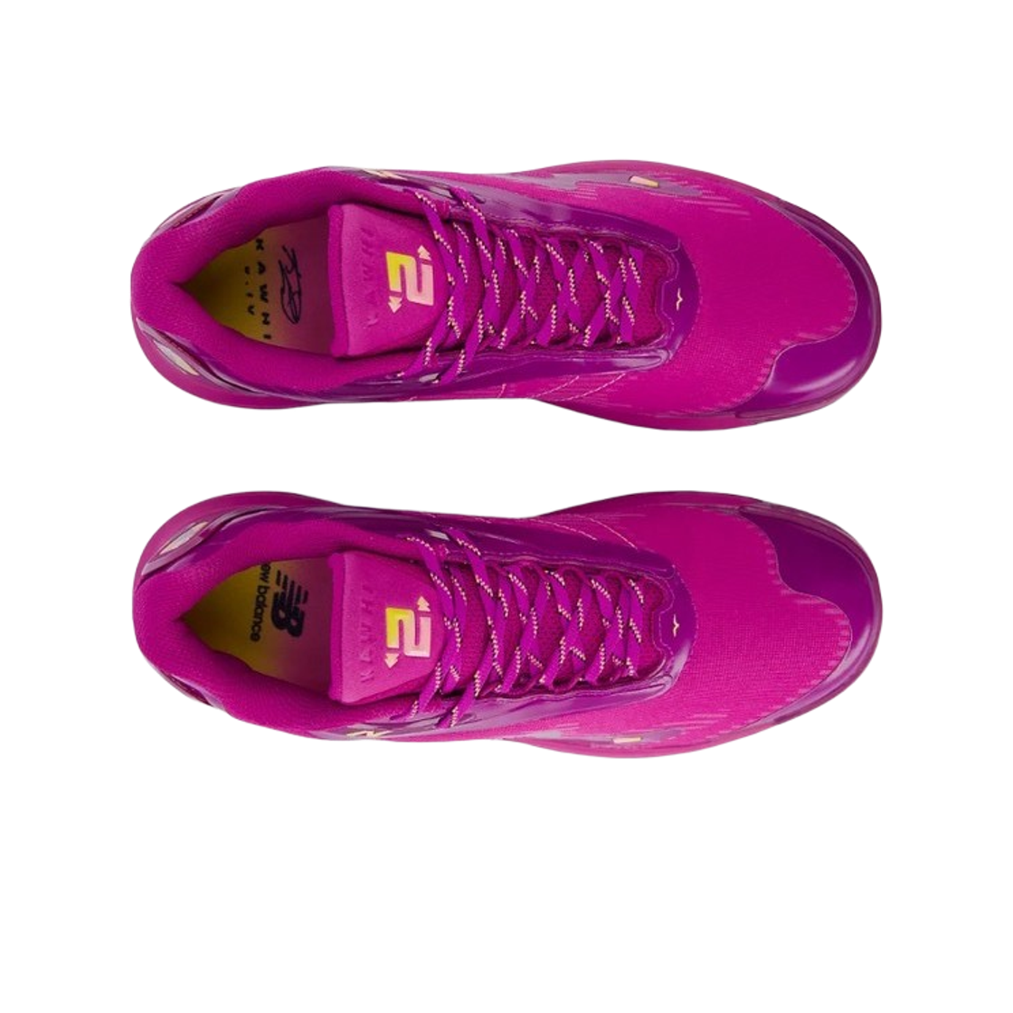 뉴발란스 카와이 4 퍼플 펀치 시그널 핑크 - 2E 와이드(New Balance Kawhi 4 Purple Punch Signal Pink - 2E Wide) - 2