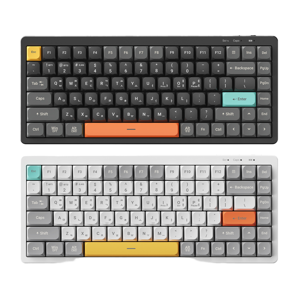 앱코 NTP84 노트북 태블릿 3모드 휴대용 사무용 저소음 LP 키보드(ABKO NTP84 Laptop Tablet 3 Mod Portable Office Quiet LP Keyboard)