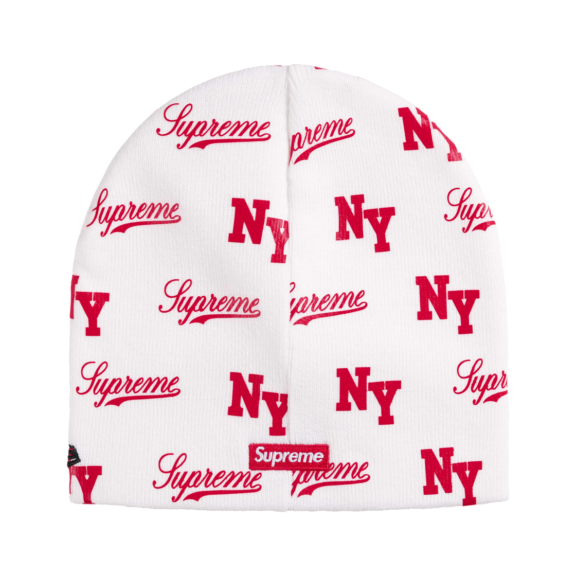 슈프림 뉴에라 모노그램 비니 화이트 - 26SS(Supreme New Era Monogram Beanie White - 26SS) - 2