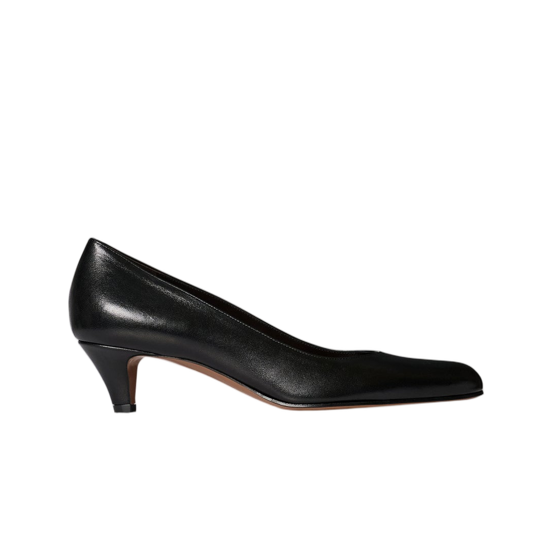 (W) 더 로우 오르넬라 키튼 힐 블랙((W) The Row Ornella Kitten Heel Black)