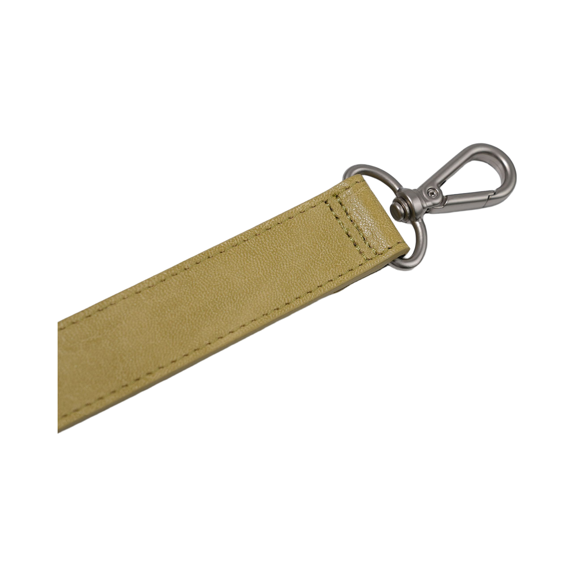 비에스래빗 시그너쳐 리벳 비건 레더 독 리쉬 올리브(Bsrabbit Signature Rivet Vegan Leather Dog Leash Olive) - 3