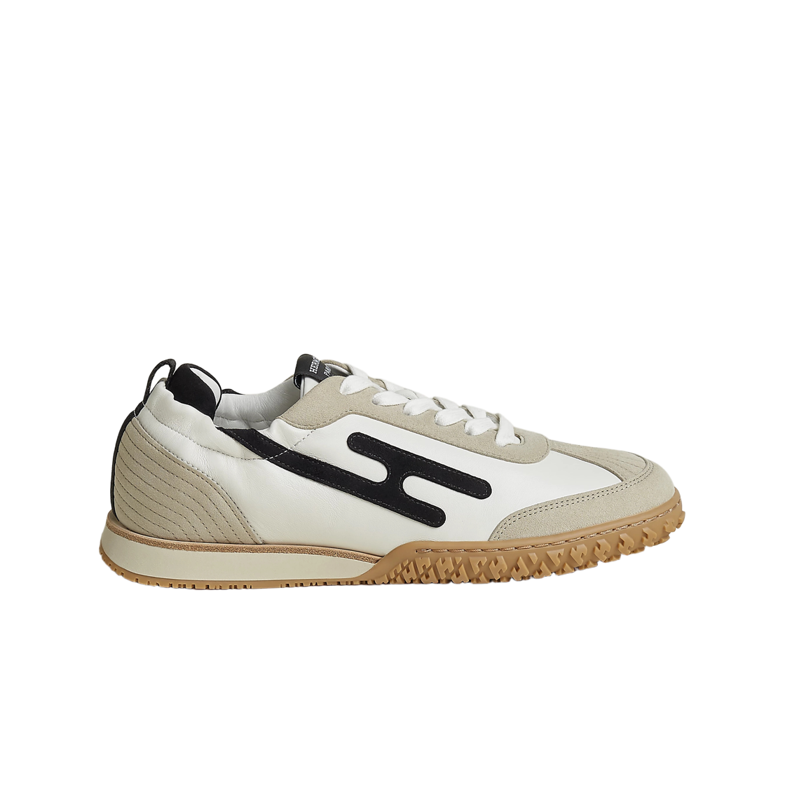 H242154Z04 (W) Hermes Jet Sneakers Nappa Suede Goatskin & Multicolore Noir