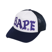 BAPE Glitter Print Mesh Cap Navy