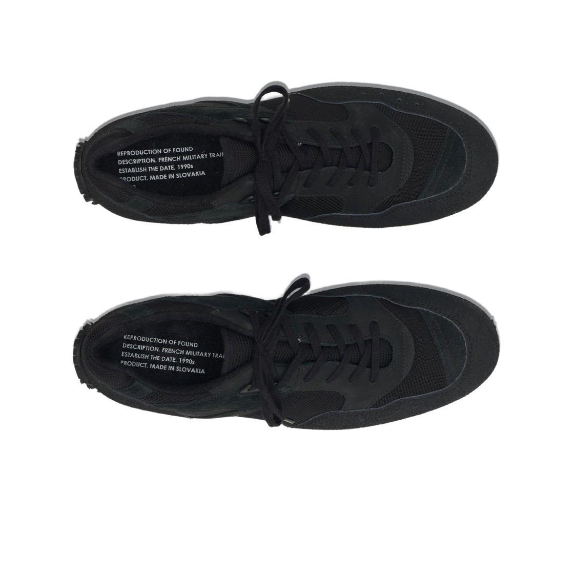 리프로덕션 오브 파운드 x 요크 프랑스군 트레이너 블랙(Reproduction of Found x Yoke French Military Trainer Black) - 2