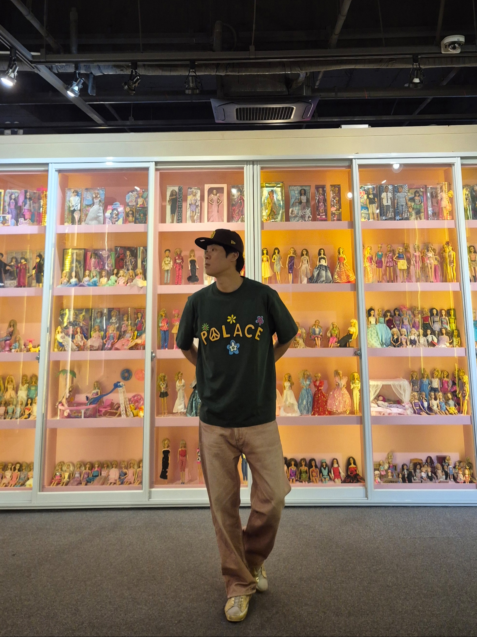 Palace Me Myself And Tri T-Shirt Racey Green - 26SS, Our Legacy Third Cut Digital Rust Denim 착용 스타일 - 4