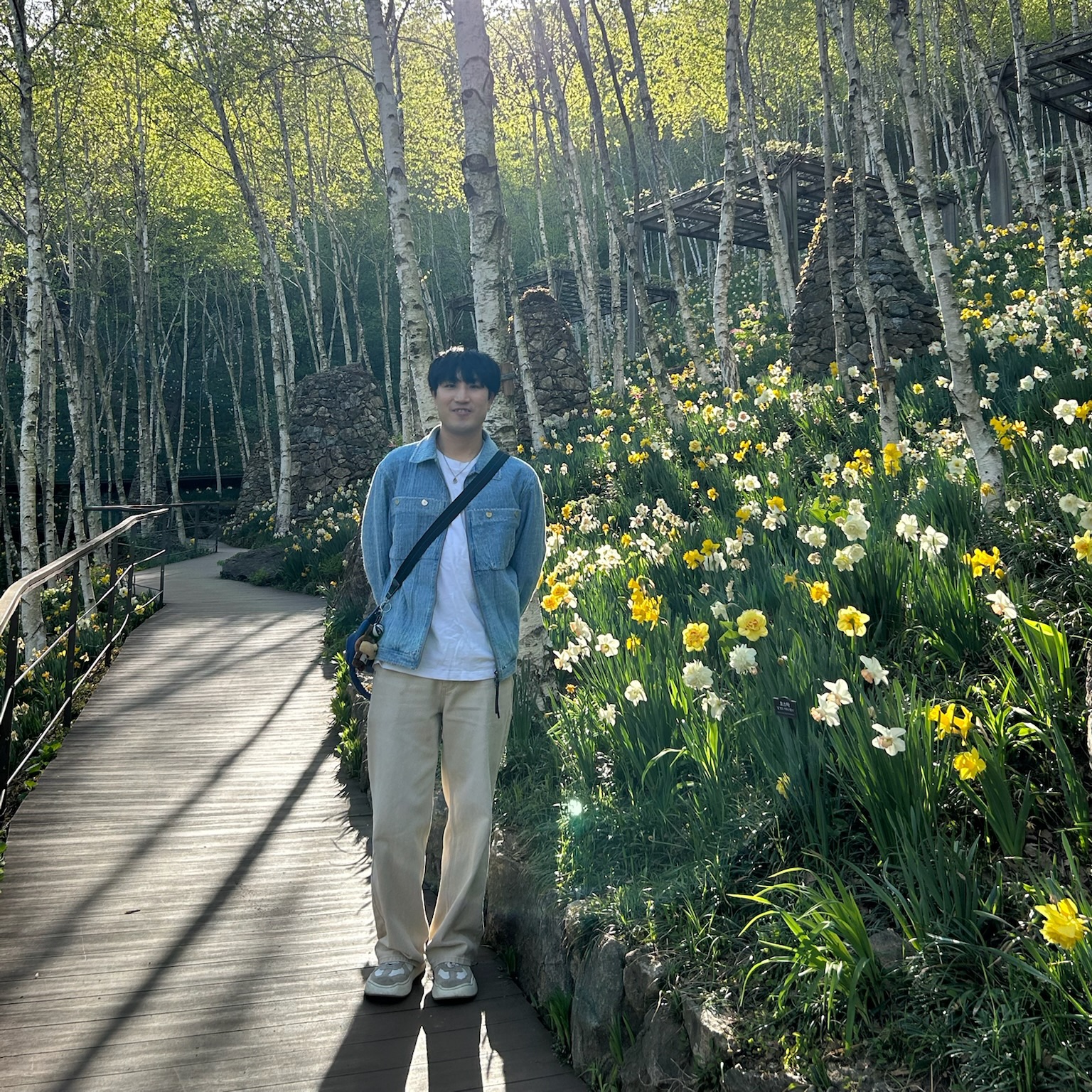 Ader Error Jacket Product. 15 Blue 착용 스타일