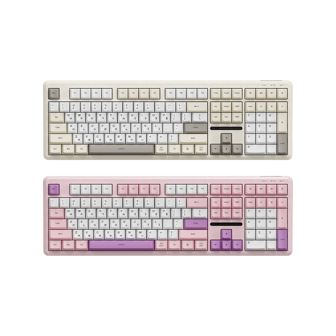 앱코 AMK108 저소음 RGB LED 이중사출 키캡 오피스 멤브레인 게이밍키보드(ABKO AMK108 Low Noise RGB LED Dual Injection Keycap Office Membrane Gaming Keyboard)