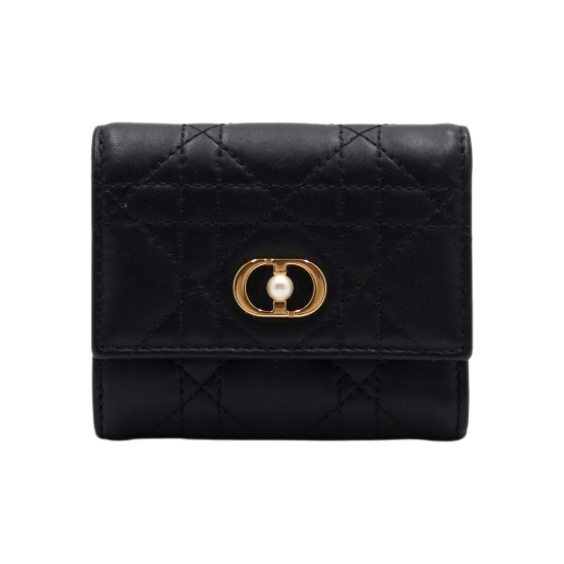 ITT3TVD7ERH4 Dior S3105UNJB Black Hibiscus Wallet