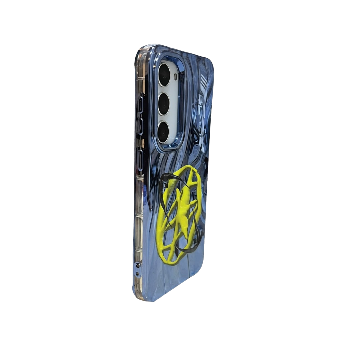 블레임스튜디오 메탈릭 네이비 로고(BLAMESTUDIO Galaxy Metallic navy 3D Logo Case) - 3