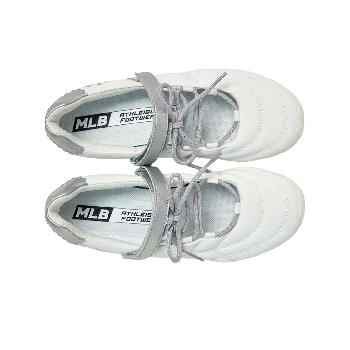 (W) MLB 슬릭 메리제인 뉴욕 양키스 화이트((W) MLB Slick Maryjane New York Yankees White) - 2