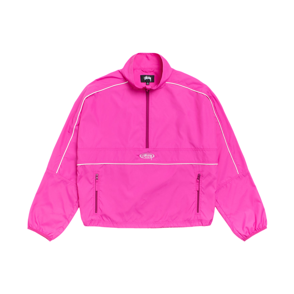 115905 Stussy Lightweight Pullover Jacket Pink