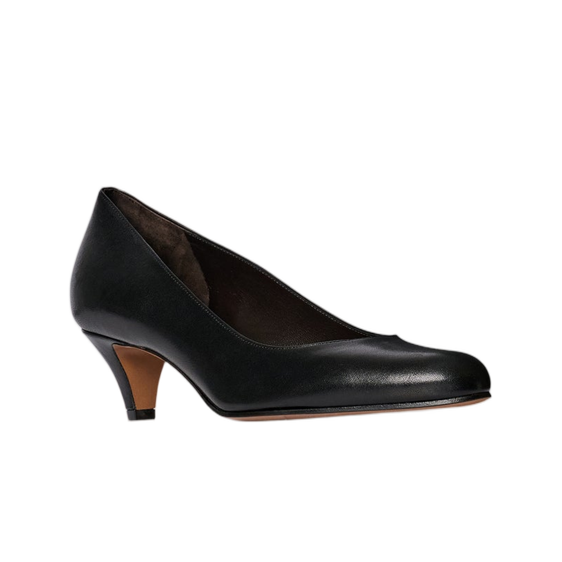 (W) 더 로우 오르넬라 키튼 힐 블랙((W) The Row Ornella Kitten Heel Black) - 3
