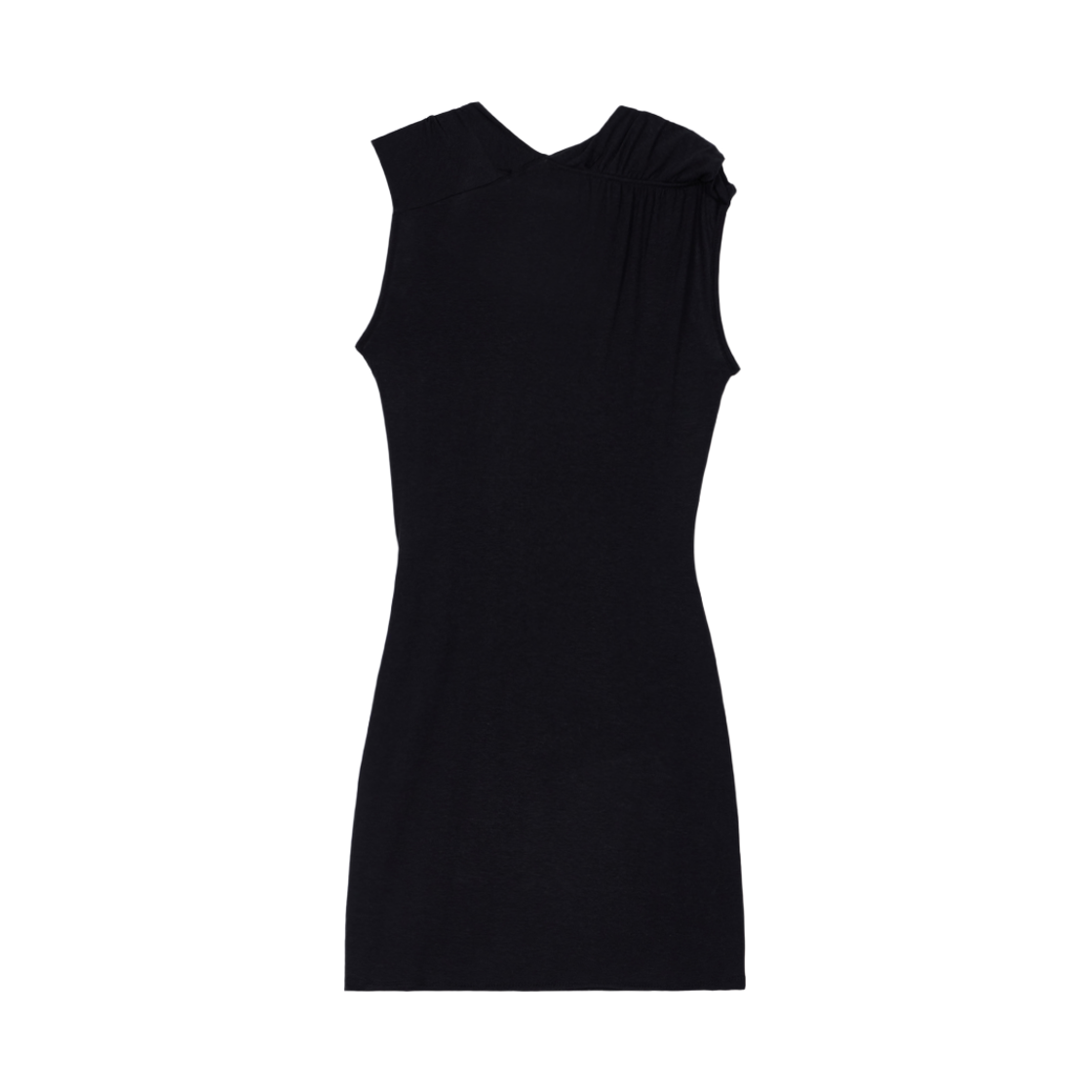 분트 트위스트 드레이프 슬림 미니 드레스 블랙(VOONT Twist Drape Slim Mini Dress (BLACK)) - 2