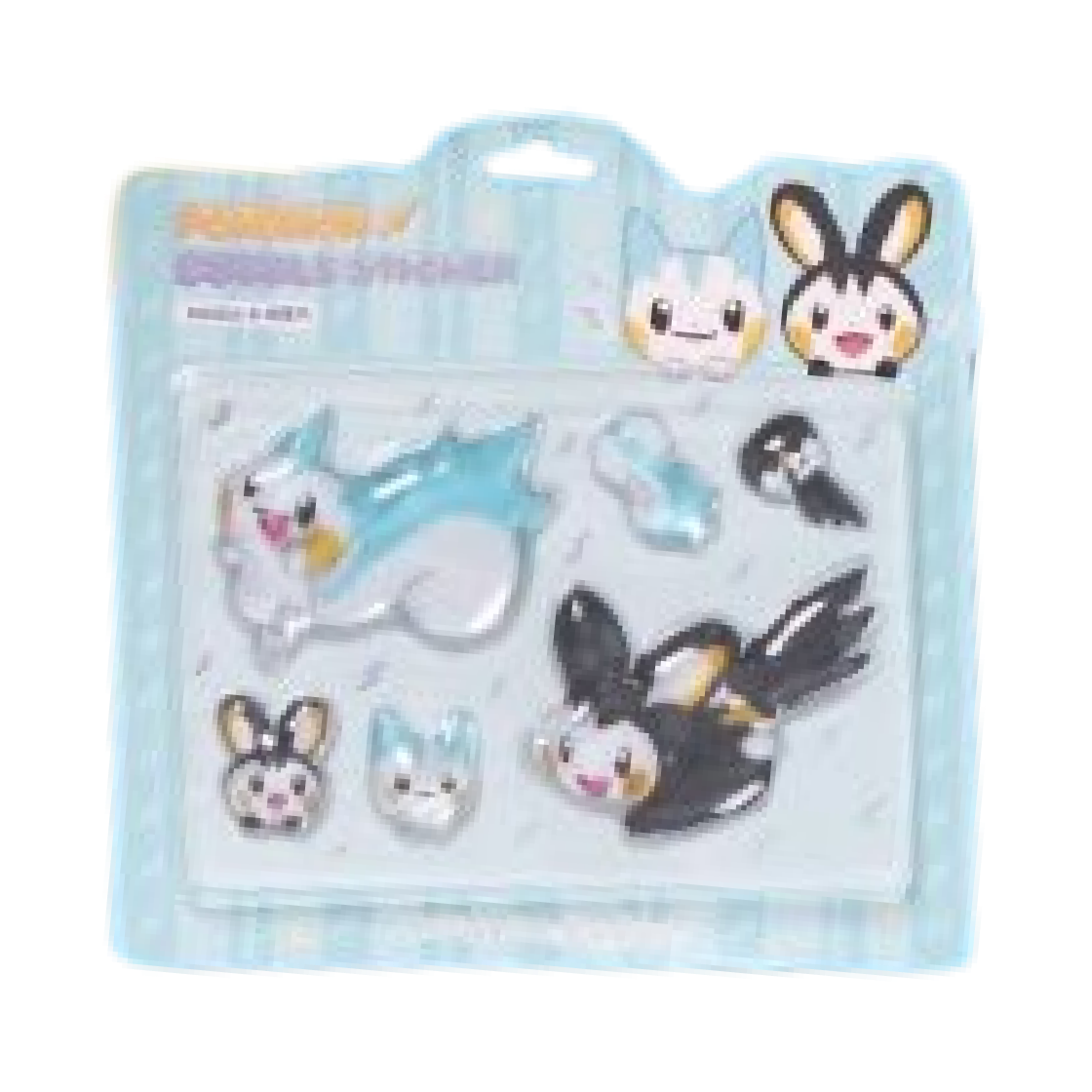 포켓몬 메타몽 놀이터 다같이 찌릿찌릿 버블 스티커 파치리스 & 에몽가(Pokemon Metamong Playground All Together, Zap Zap! Bubble Sticker Pachirisu & Emolga) - 1