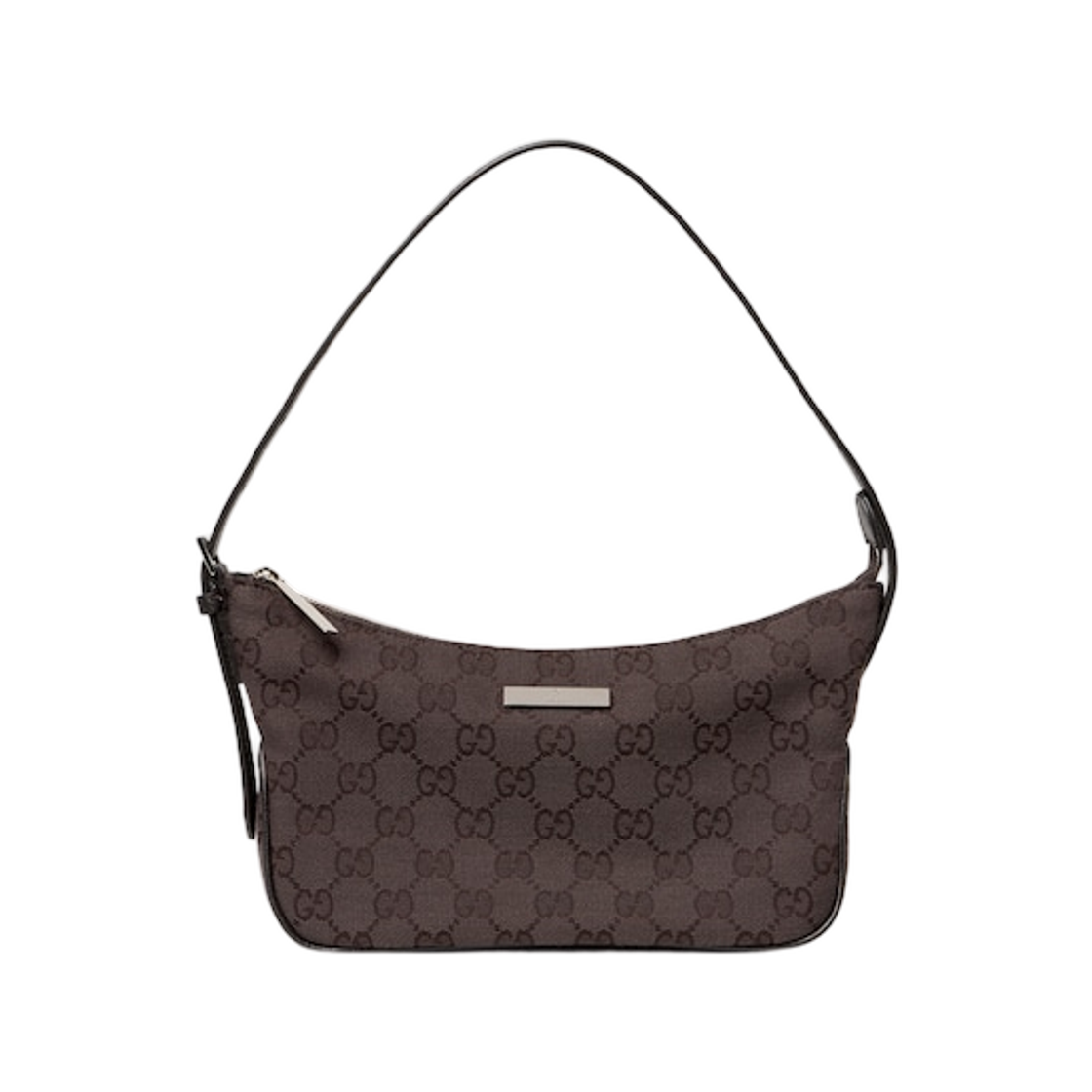 874743-FAF7X-2543 Gucci Lady Lunetta Small Shoulder Bag Dark Brown