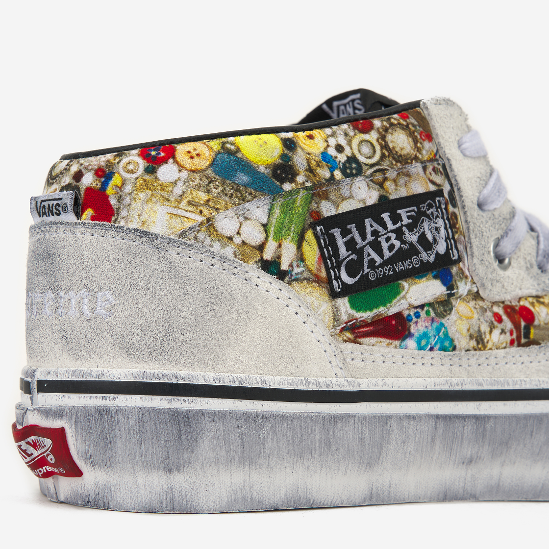 반스 x 슈프림 x 마이크 켈리 하프 캡 화이트(Vans x Supreme x Mike Kelley Half Cab White) - 8