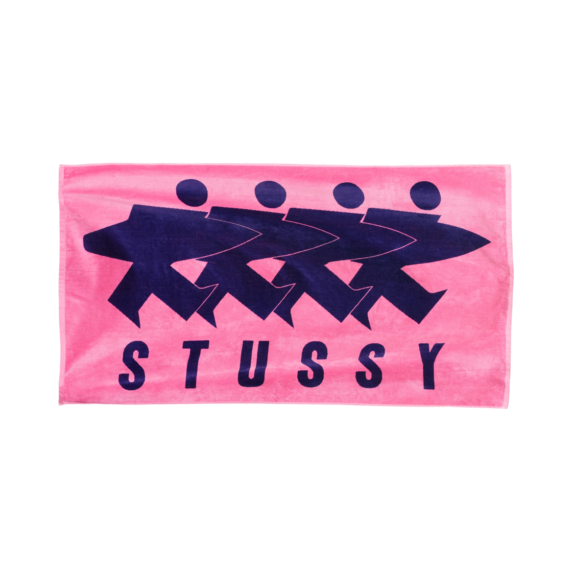 스투시 서프맨 비치 타월 핑크(Stussy Surfman Beach Towel Pink)