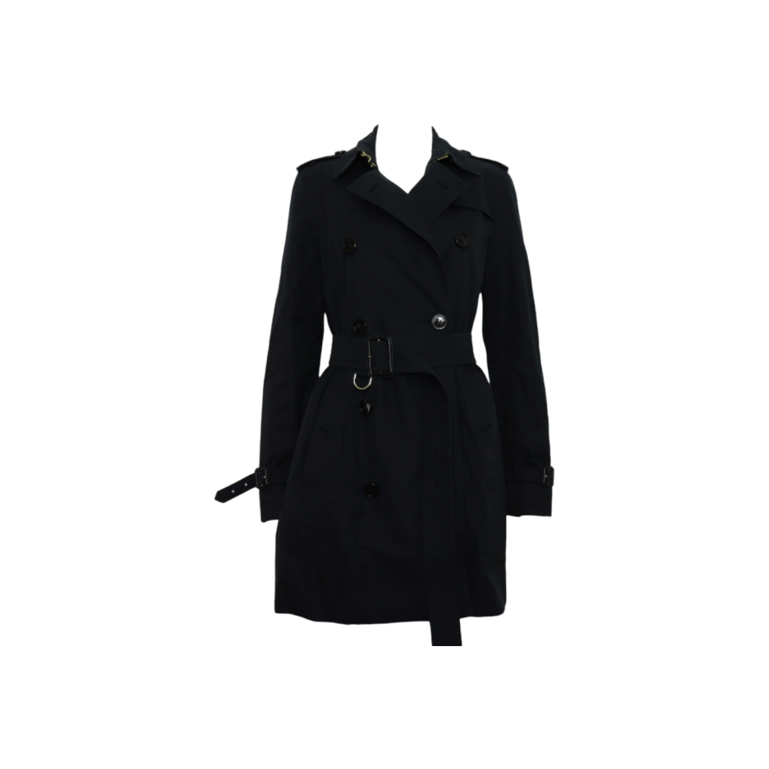 버버리 3959687 런던 네이비 벨트 여성 트렌치코트 자켓aa61697(Burberry London Navy Belted Women Trench Coat)
