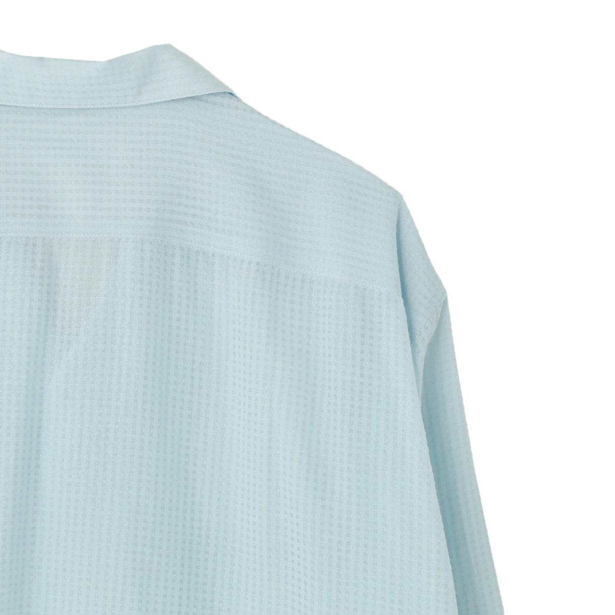 세븐 바이 세븐 시어 오픈 칼라 셔츠 블루 - 26FW(Seven By Seven Sheer Open Collar Shirts L/S Blue - 26FW) - 6