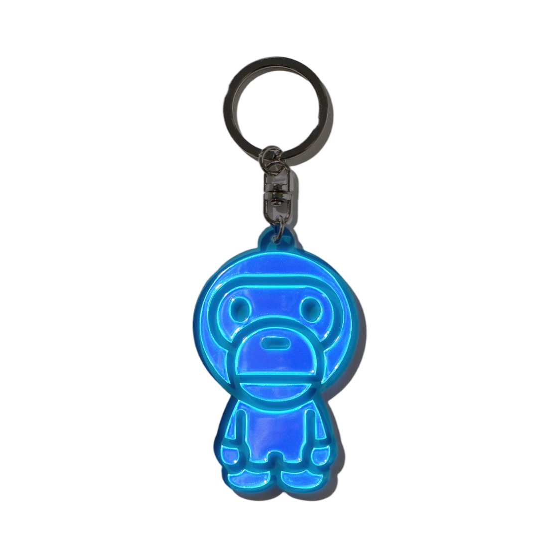 베이프 베이비 마일로 리플렉티브 키체인 블루(BAPE Baby Milo Reflective Keychain Blue) - 2