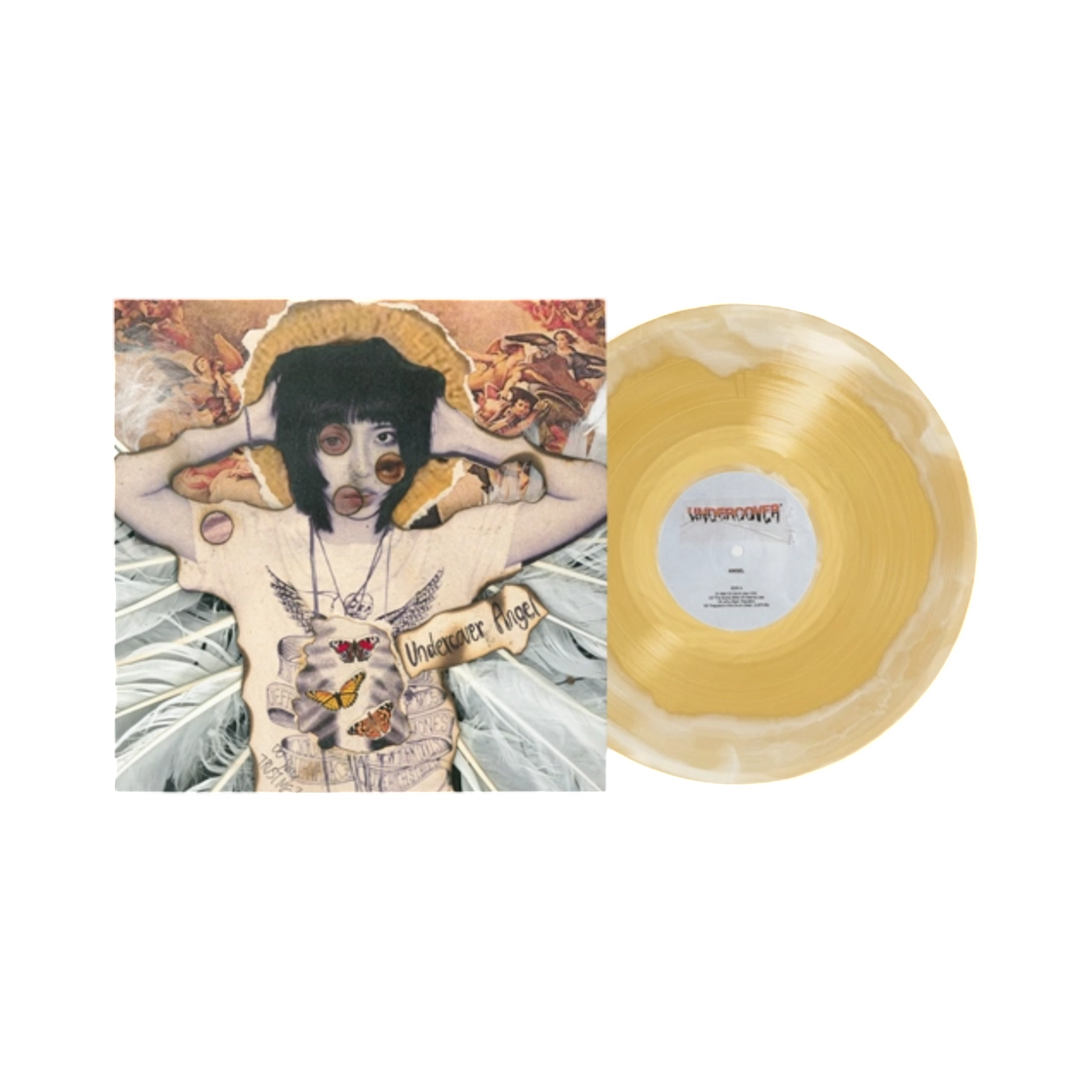스월비 정규 1집 언더커버 앤젤 LP 골드 & 화이트 스월 (1 to 500 Number Random)(Swervy 1st Album Undercover Angel LP Gold & White Swirl) - 1