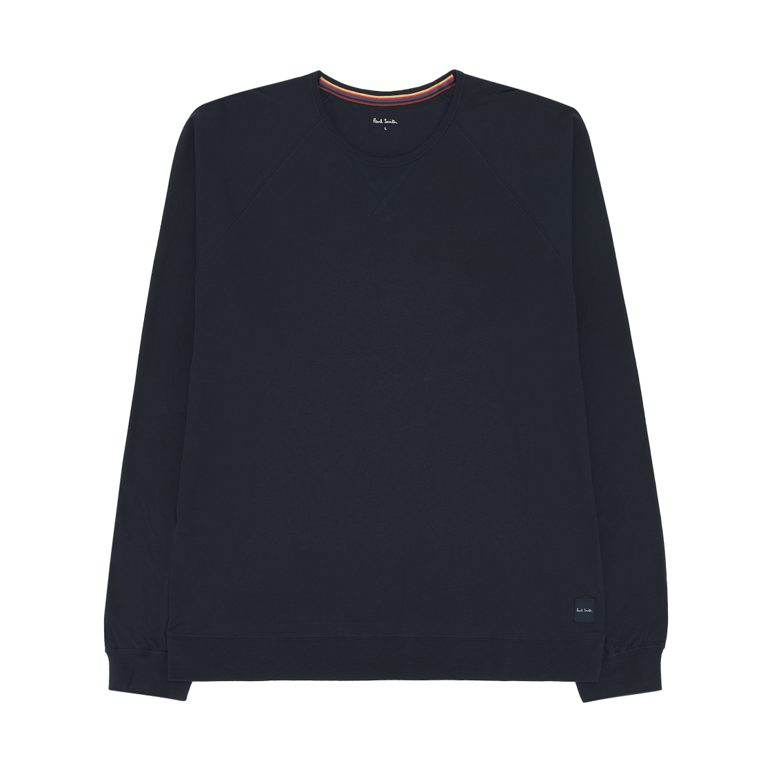 M1A-2990K-AU278B-48 Paul Smith Artist Stripe Long Sleeve T-Shirt Navy